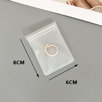 Transparent Jewelry Packaging Bags Made Of Durable EVA Material For Secure Storage And Display