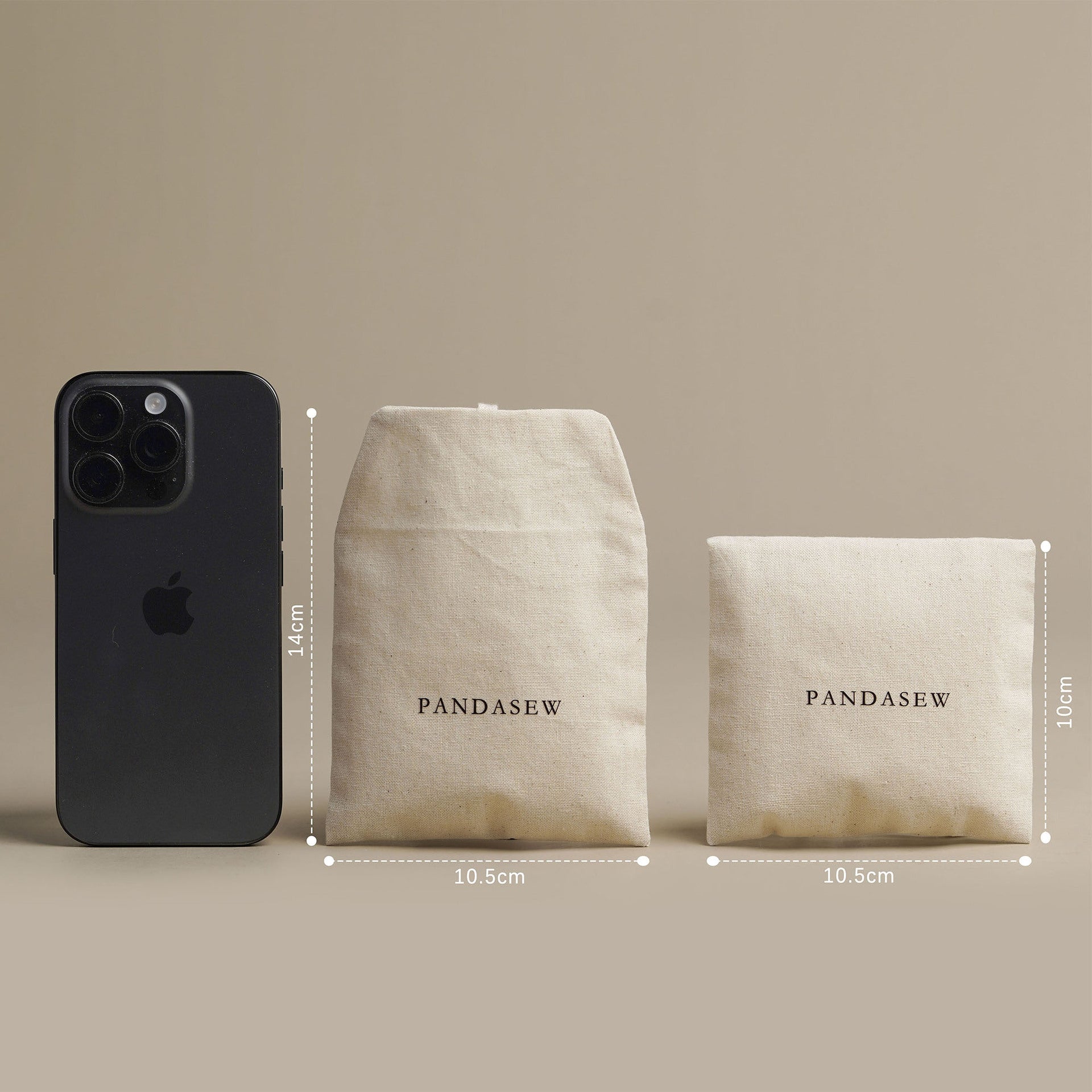Cotton Jewelry Packaging Bags In Beige For Elegant And Eco-Friendly Jewelry Storage