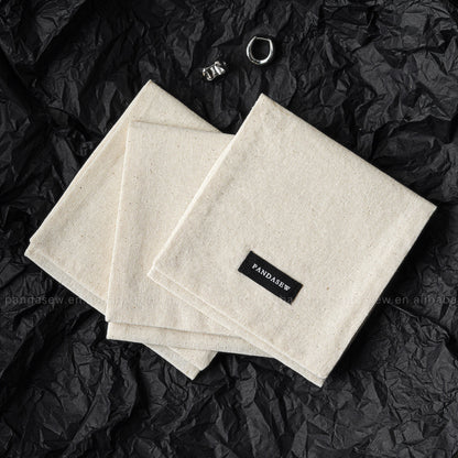 1 Piece Cotton Jewelry Packaging Bag In Beige For Elegant Jewelry Storage