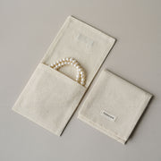Beige Label with Logo Printed