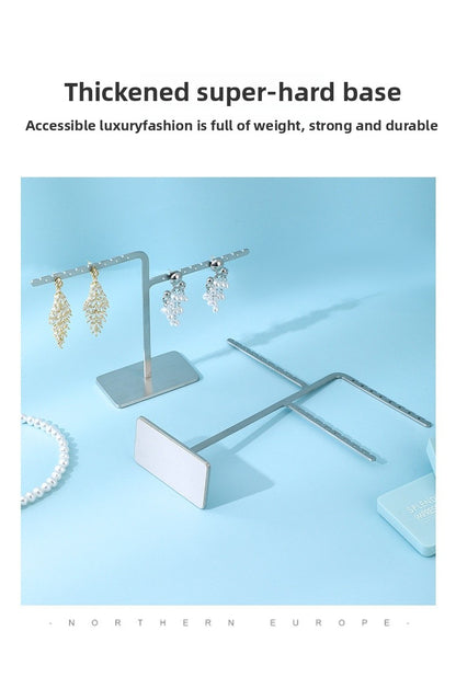 1 Piece Metal Jewelry Rack In Elegant Gold Finish For Stylish Accessories Display