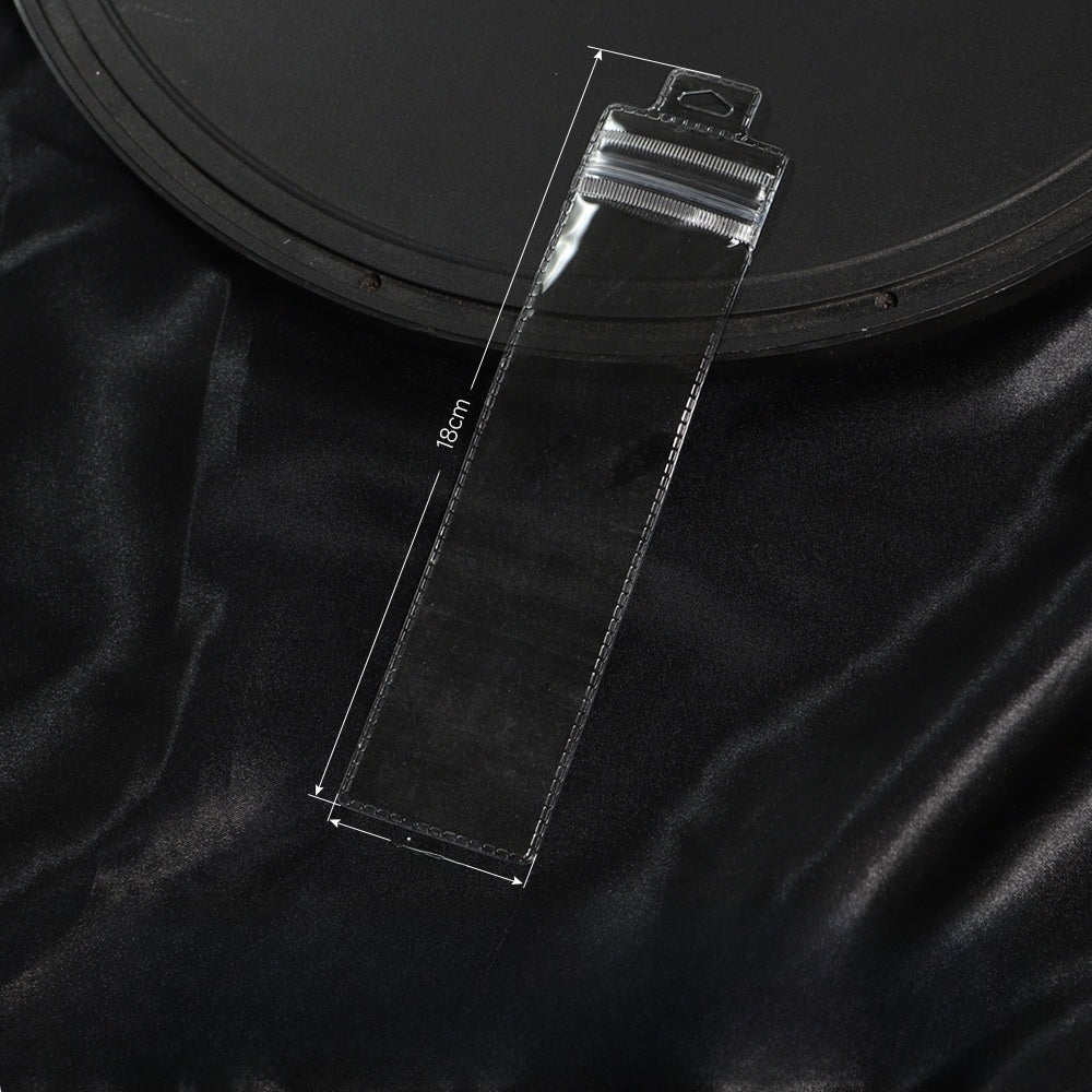 Transparent PVC Jewelry Packaging Bags Plastic Resealable Bags For Secure Storage