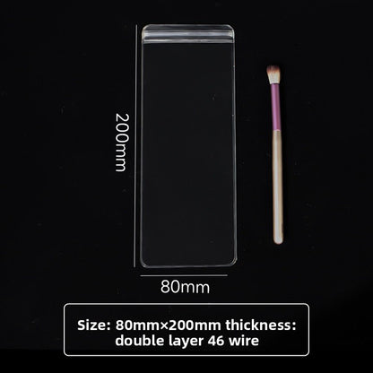Transparent PVC Jewelry Packaging Bags Plastic Resealable Bags For Secure Storage