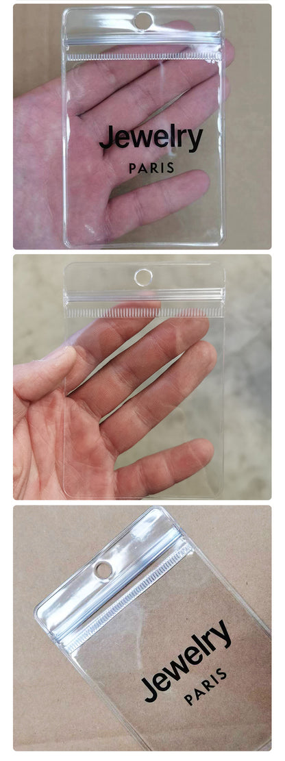 1 Piece Transparent PVC Plastic Resealable Bag For Secure Storage And Organization