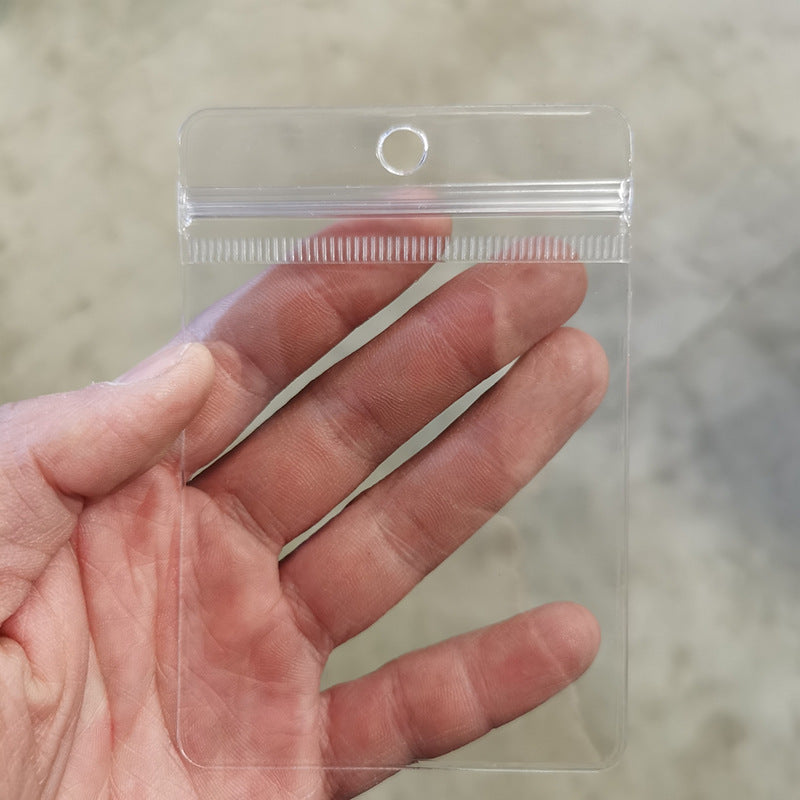 1 Piece Transparent PVC Plastic Resealable Bag For Secure Storage And Organization