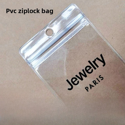 1 Piece Transparent PVC Plastic Resealable Bag For Secure Storage And Organization