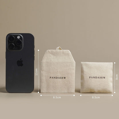 Cotton Jewelry Packaging Bags In Beige For Elegant And Eco-Friendly Jewelry Storage