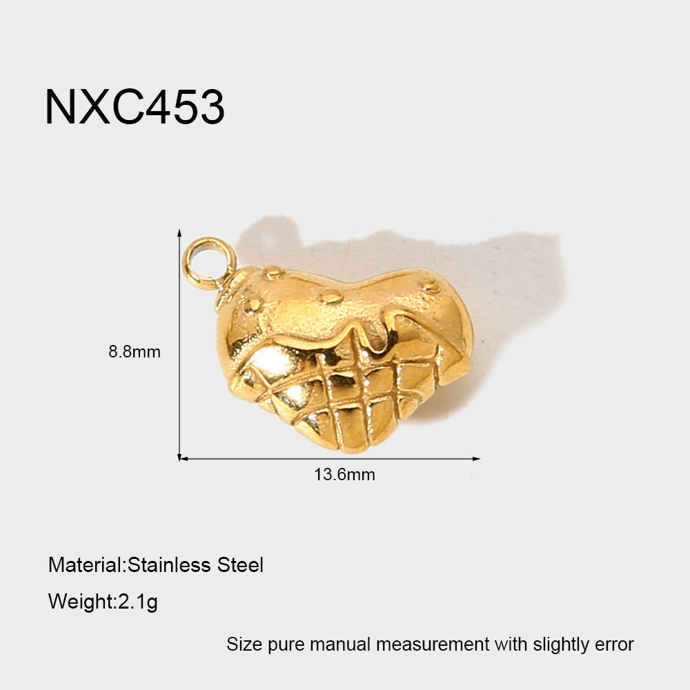Heart Shape Pendant For Women Featuring 18K Real Gold Plated Material, Elegant And Stylish Jewelry Accessory