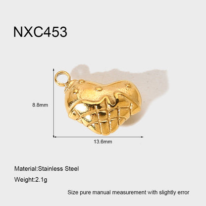 Heart Shape Pendant For Women Featuring 18K Real Gold Plated Material, Elegant And Stylish Jewelry Accessory