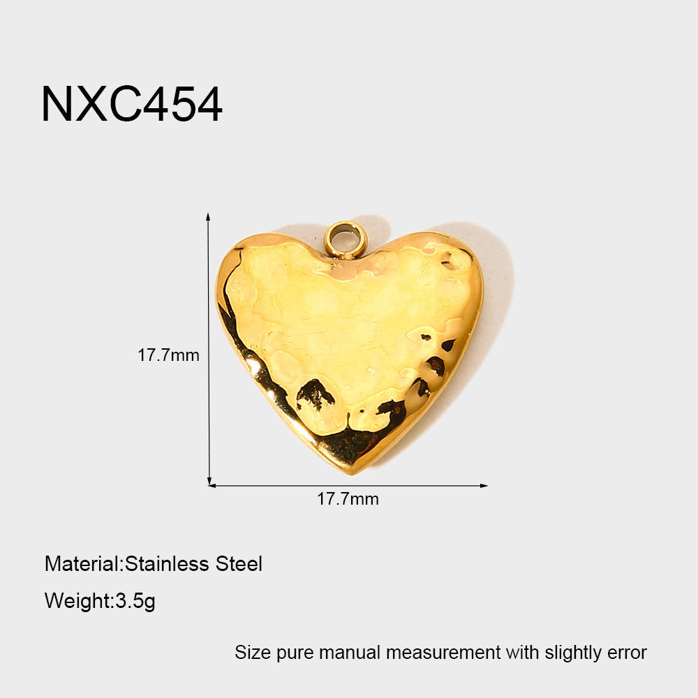 Heart Shape Pendant For Women Featuring 18K Real Gold Plated Material, Elegant And Stylish Jewelry Accessory