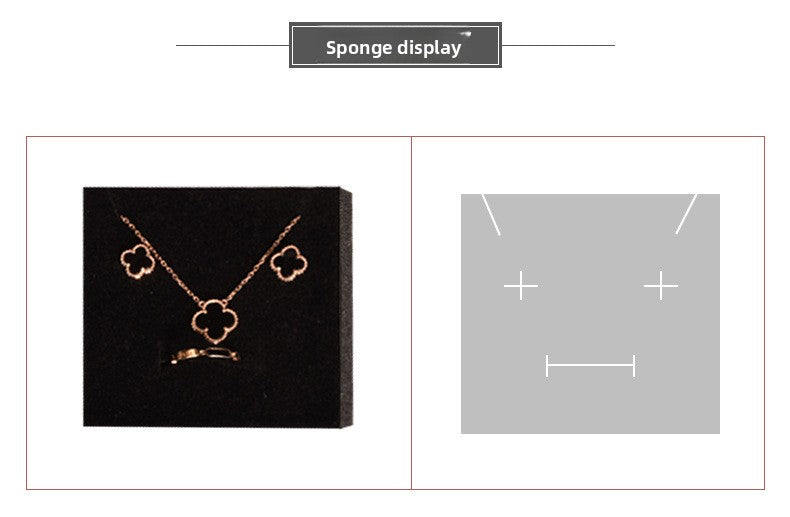 1 Piece Paper Jewelry Box With Bow Tie Design, Perfect For Elegant Jewelry Packaging