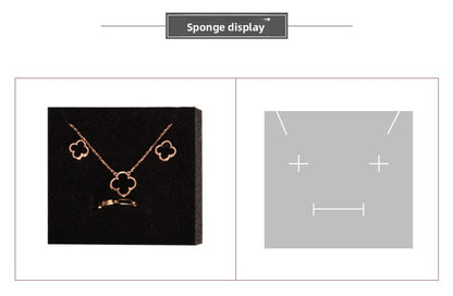 1 Piece Paper Jewelry Box With Bow Tie Design, Perfect For Elegant Jewelry Packaging