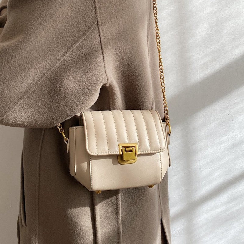 Square PU Leather Crossbody Bag For Women, Stylish And Practical Design