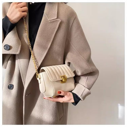 Square PU Leather Crossbody Bag For Women, Stylish And Practical Design