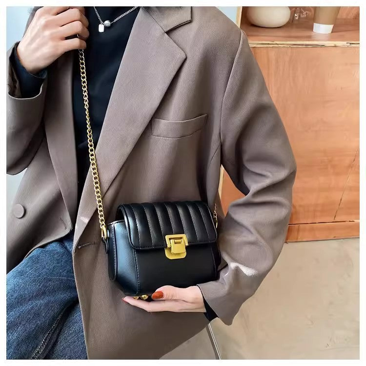 Square PU Leather Crossbody Bag For Women, Stylish And Practical Design