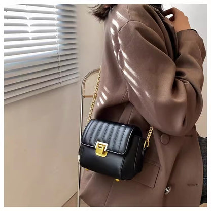 Square PU Leather Crossbody Bag For Women, Stylish And Practical Design