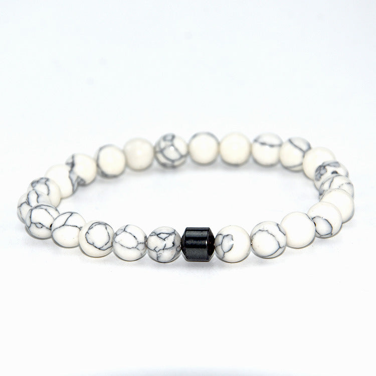 Map Pattern Natural Stone Bracelet For Women Featuring Elegant Design And Durable Craftsmanship