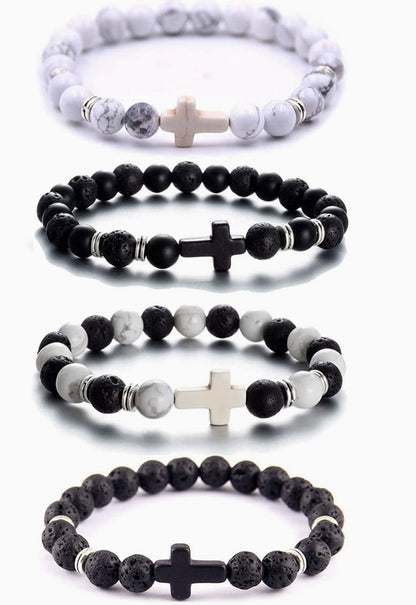 Map Pattern Natural Stone Bracelet For Women Featuring Elegant Design And Durable Craftsmanship