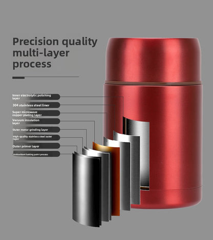 Thermos Cup Made Of Durable 304 Stainless Steel For Kitchen And Drinking Use