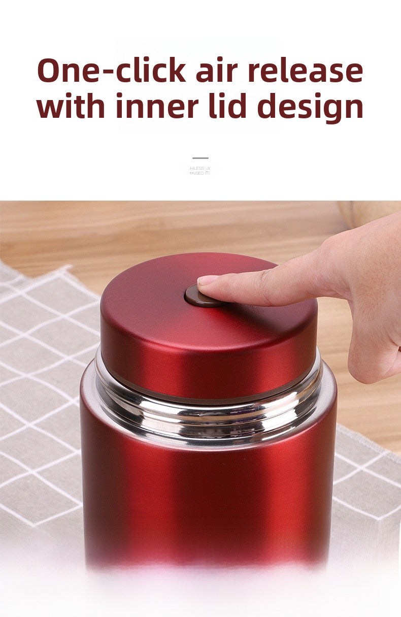 Thermos Cup Made Of Durable 304 Stainless Steel For Kitchen And Drinking Use