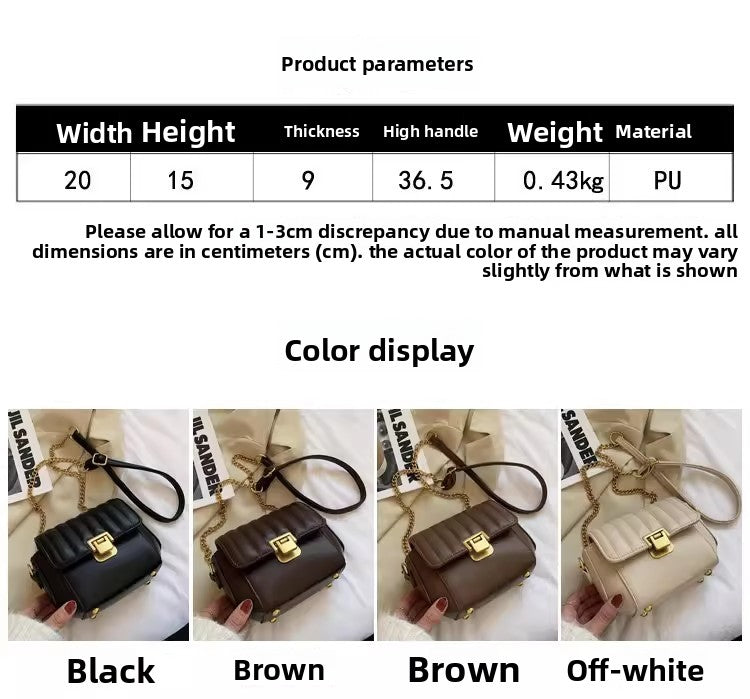 Square PU Leather Crossbody Bag For Women, Stylish And Practical Design