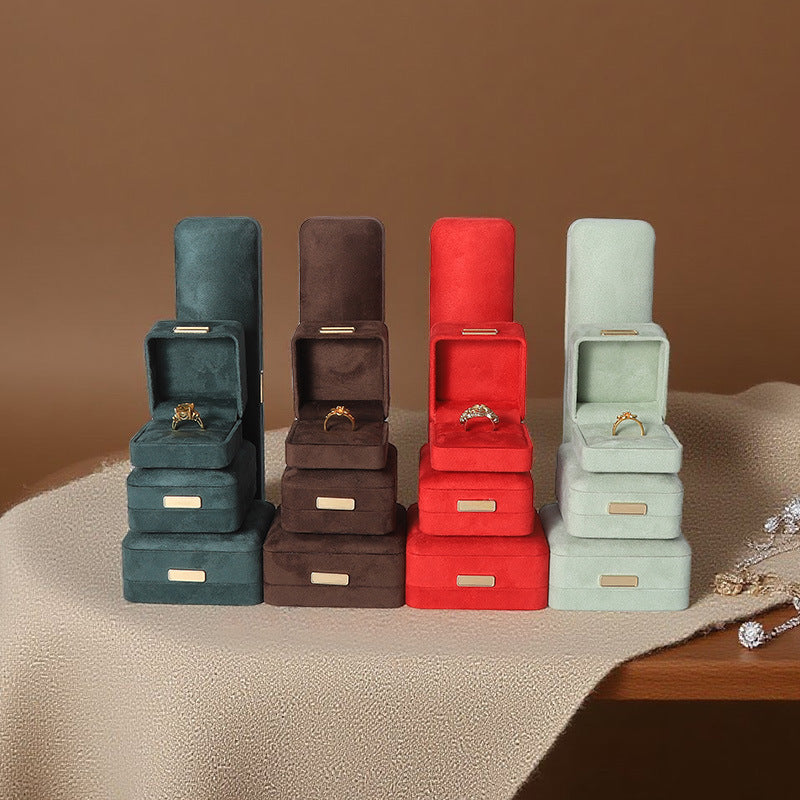 Flannel Jewelry Box, 1 Piece, Soft And Elegant Storage Solution For Jewelry