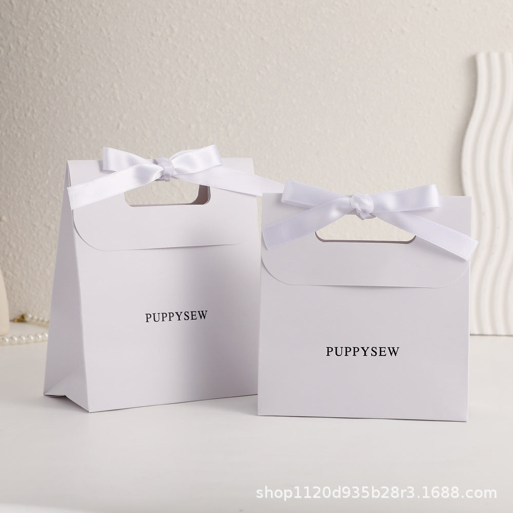 Fashionable White Jewelry Packaging Bag For Jewelry Storage And Wedding Favors, 14.5x15.5x7.5cm Without Logo From Hebei