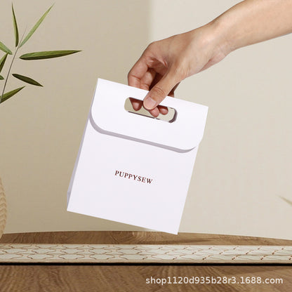 Fashionable White Jewelry Packaging Bag For Jewelry Storage And Wedding Favors, 14.5x15.5x7.5cm Without Logo From Hebei