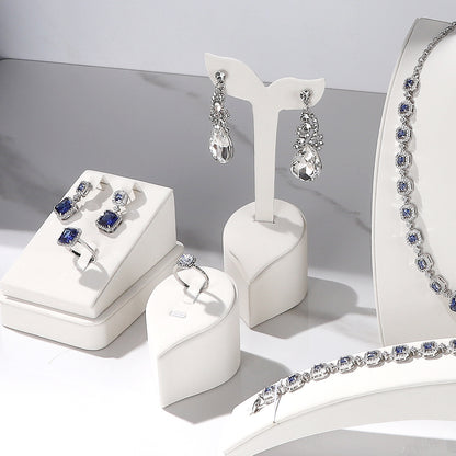 1 Piece White Metal Jewelry Rack For Displaying Accessories