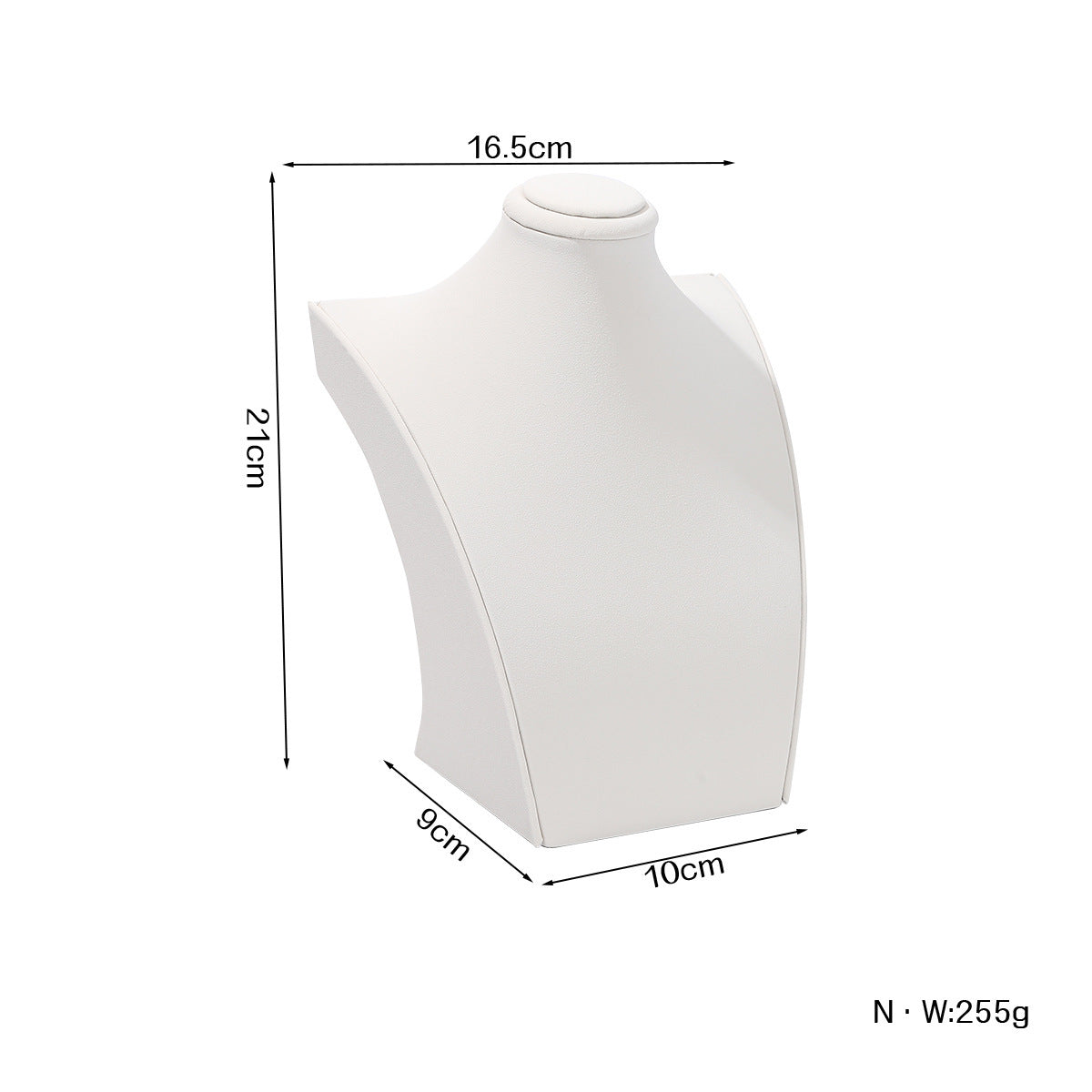 1 Piece White Metal Jewelry Rack For Displaying Accessories