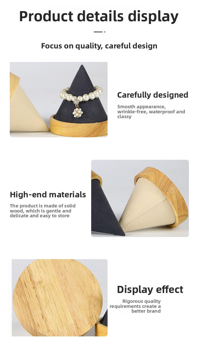 Wood Jewelry Rack, 1 Piece, Perfect For Organizing And Displaying Accessories
