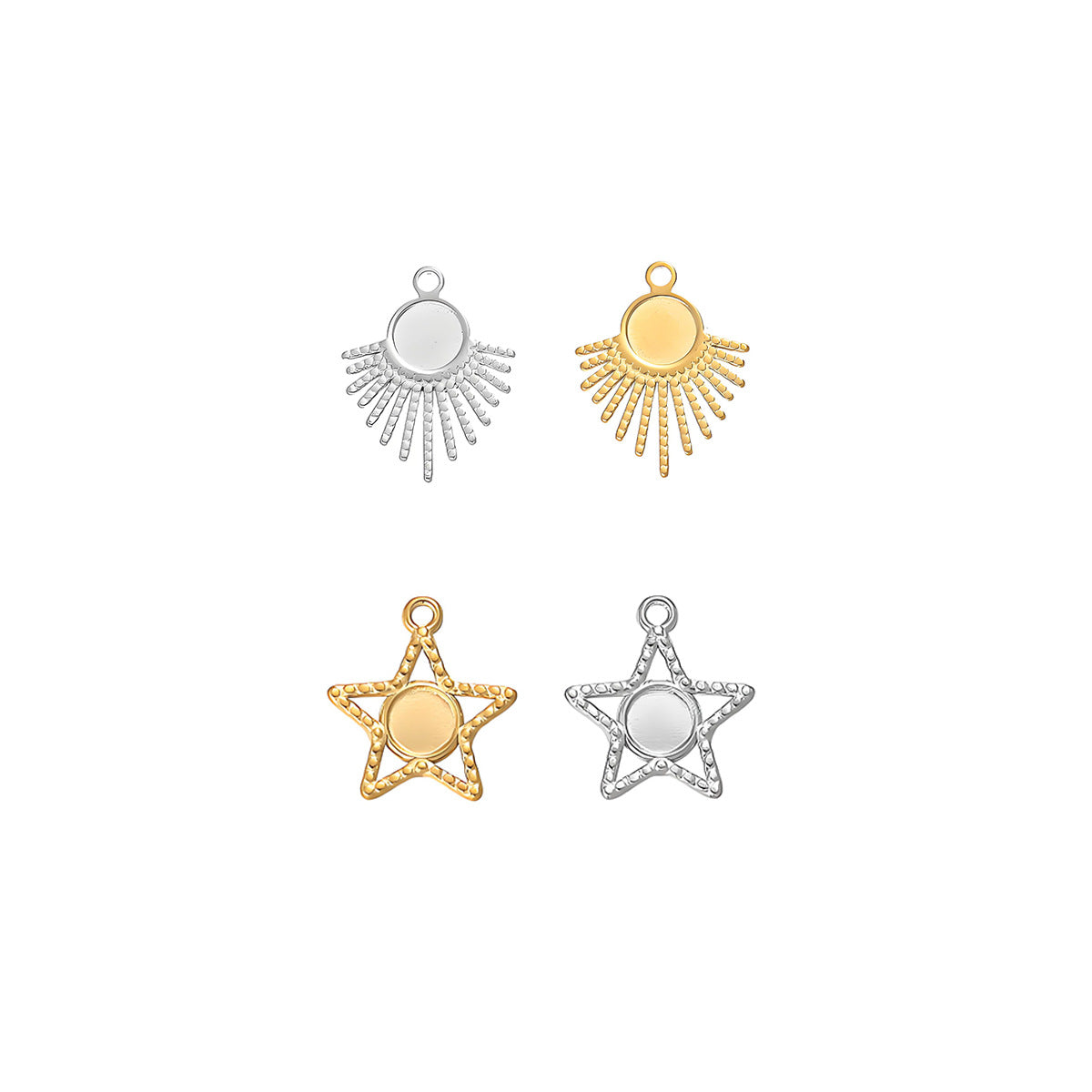 Golden Jewelry Accessory Made Of Durable 304 Stainless Steel, Stylish And Long-Lasting