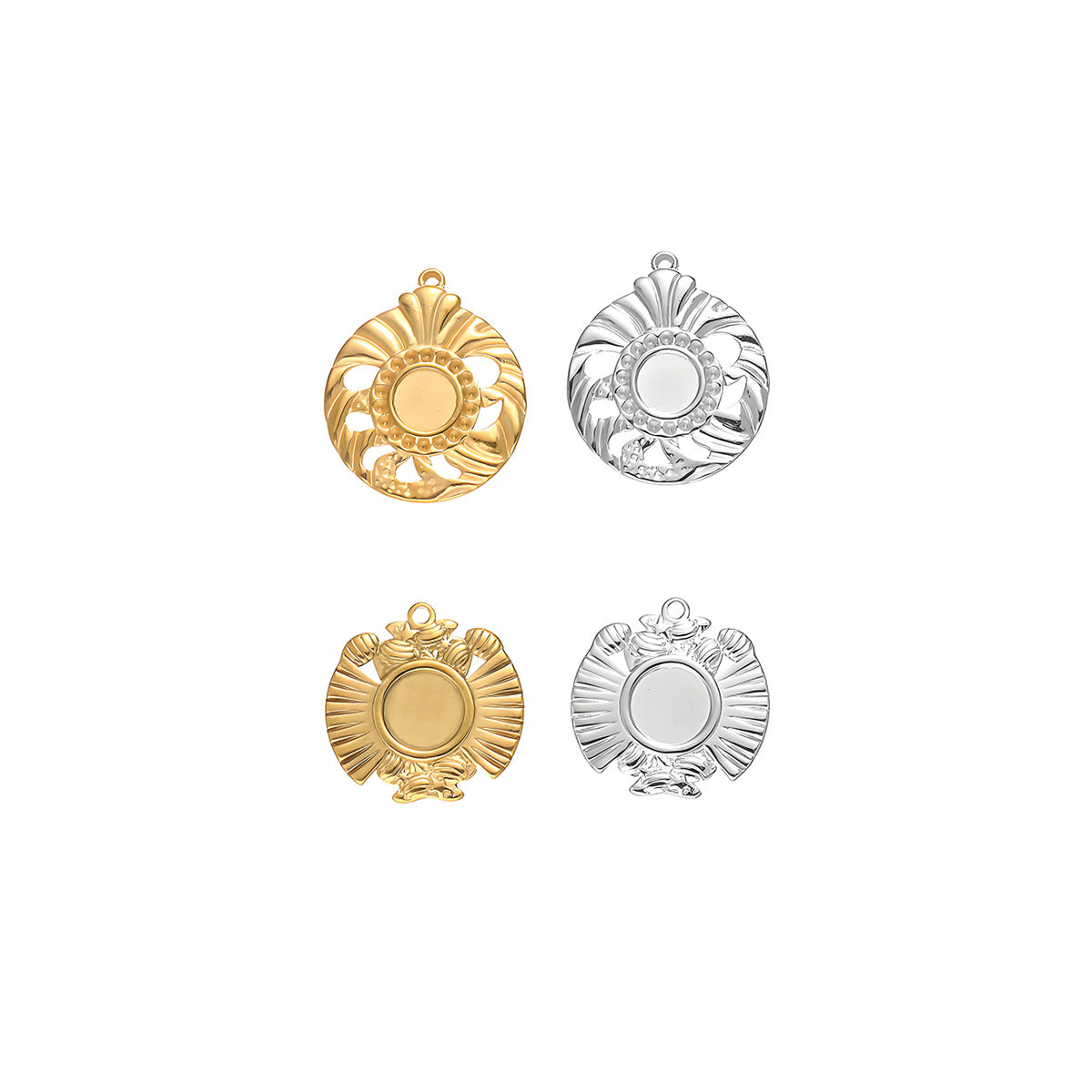 Original Design Pendant In 304 Stainless Steel With Golden Finish Jewelry Accessories