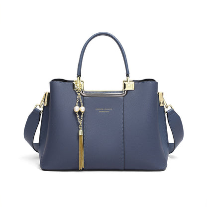Square Genuine Leather Shoulder Bag For Women, Stylish And Durable Handbag