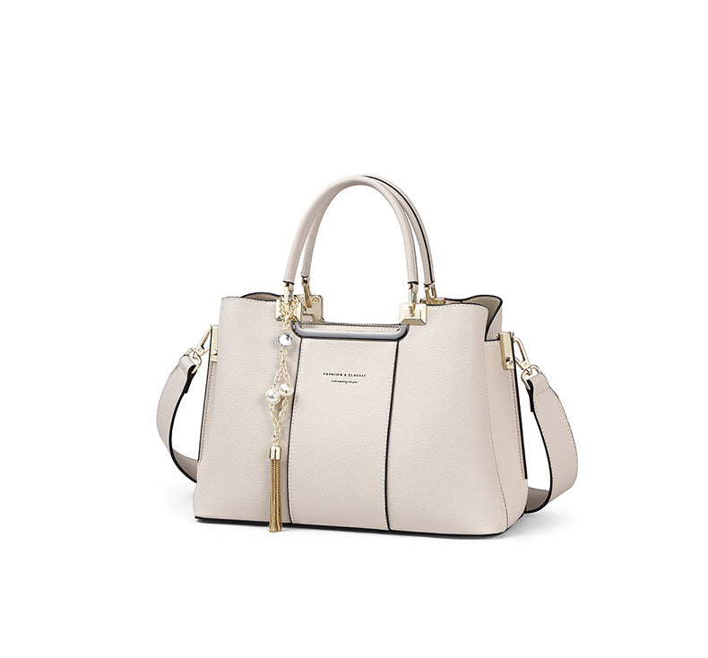 Square Genuine Leather Shoulder Bag For Women, Stylish And Durable Handbag
