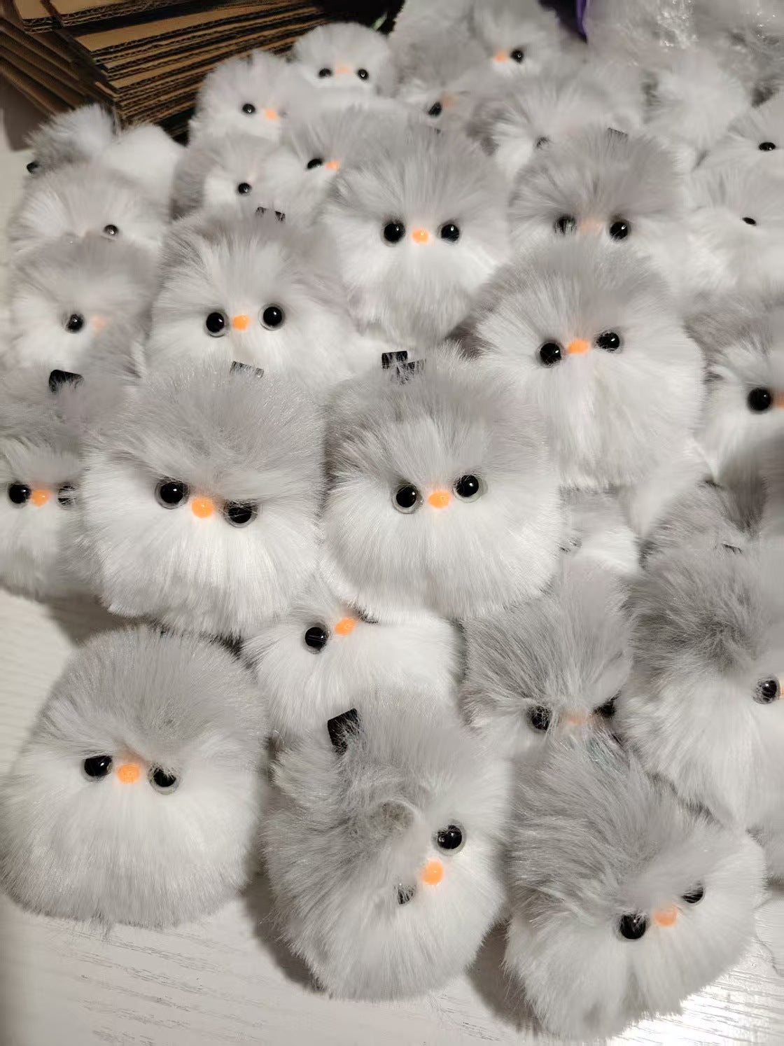 White Animal Plush Doll Made With Soft PP Cotton, Perfect For Kids And Collectors