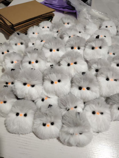 White Animal Plush Doll Made With Soft PP Cotton, Perfect For Kids And Collectors