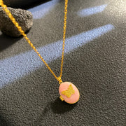 Gold - Foundation Butterfly Oval Openable Necklace