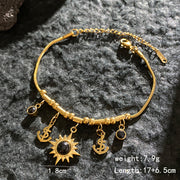 Gold - Cat’s Eye Sun Bracelet