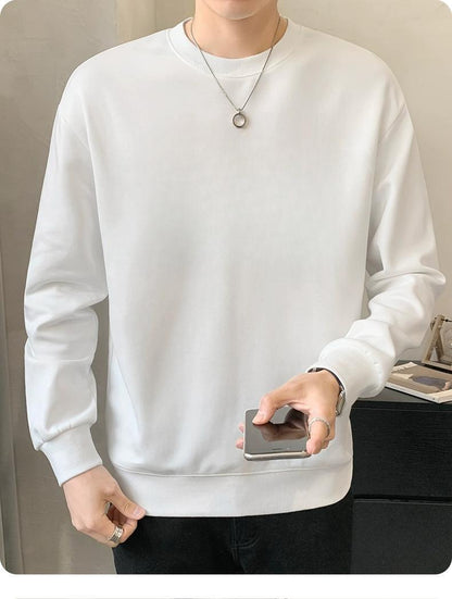 Men's Casual Grey Long Sleeve Hoodie In Polyester Fabric