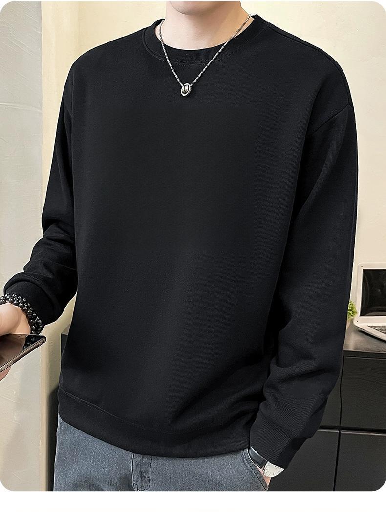 Men's Casual Grey Long Sleeve Hoodie In Polyester Fabric