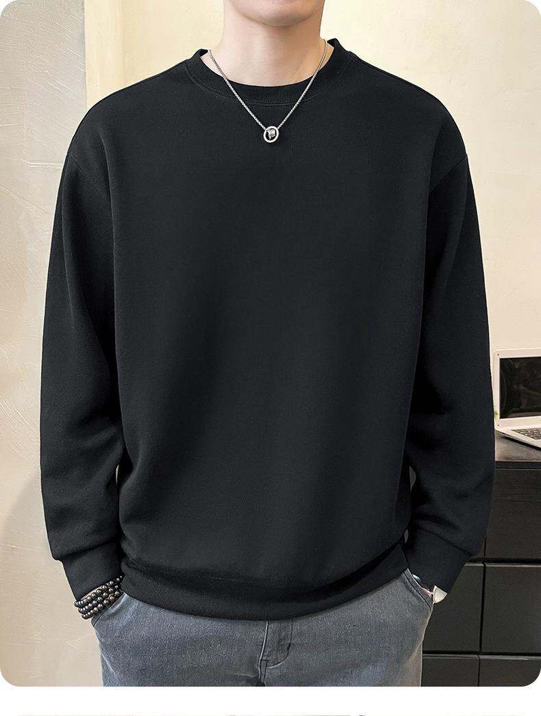 Men's Casual Grey Long Sleeve Hoodie In Polyester Fabric