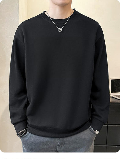 Men's Casual Grey Long Sleeve Hoodie In Polyester Fabric