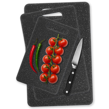 Marble Pattern Plastic Chopping Board For Kitchen Use, Durable And Lightweight Cutting Board