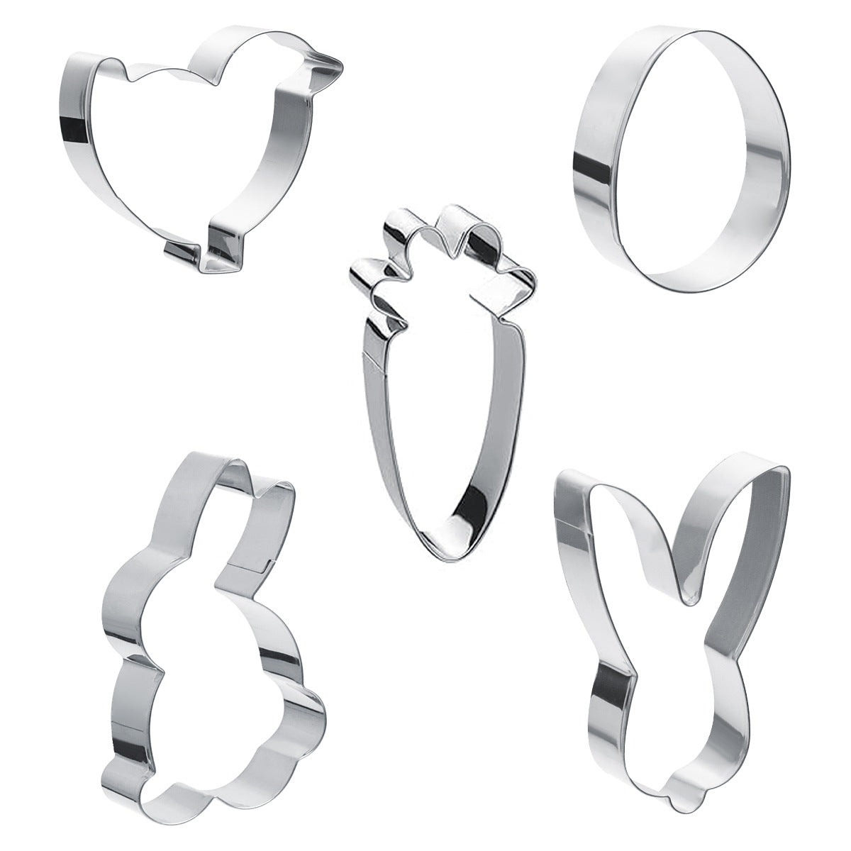 Easter Cookie Cutter Made Of Durable 304 Stainless Steel For Festive Baking
