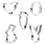 5-piece Easter Cookie Cutter Set