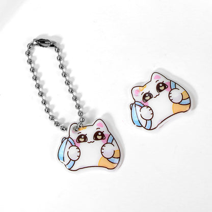 Cute New Style Animal Cat PVC Hanging Ornament Featuring Adorable Design