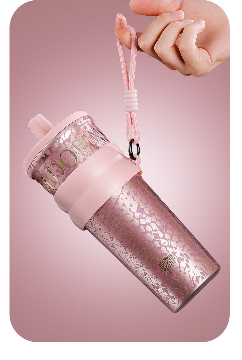 Snakeskin Thermos Cup Featuring Durable 316 Stainless Steel Material