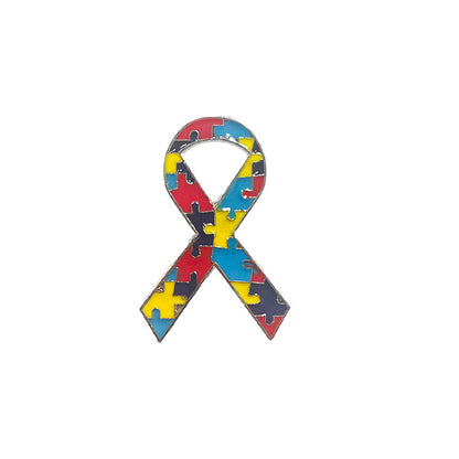 Pin Brooch Featuring A Jigsaw Pattern, Stylish And Unique Accessory For Any Outfit