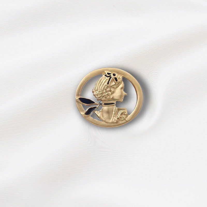 Pin Brooches Made Of Durable Alloy, Stylish And Elegant Jewelry Accessories